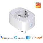 Italy Standard Wall Socket Wireless App Control Socket Works With Alexa Google Home For Google Home 16a Voice Remote Tuya Socket