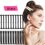 10 Pcs Magic Eye Pulls Elastic Band Adjustable Single/Double Tighten Foxy Eyes Lift Eyebrow With Bb Clips Elastic Eyes Lift Band