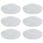 6Pcs Accessories Washable Mop Cloth for Polti Kit Vaporetto PAEU0332 Steam Vacuum Cleaner Microfibre Mops Cloth Parts