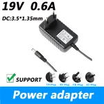 AC100-240V Sweeper Vacuum Cleaner Power Adapter Charging Cable 19V 0.6A Adapter DC 3.5*1.35mm Eu Us Plug