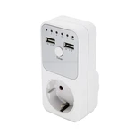 1 Piece Surge Protector Socket Voltage Relay Digital Timer Socket Switch EU Plug