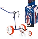 Jucad Carbon 3-Wheel Aquastop Bag SET USA Carro manual de golf