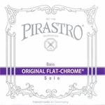 Pirastro Original Flat-Chrome Solo bass SET Struny pre kontrabas