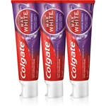 Colgate Max White Purple Reveal osvěžující zubní pasta 3x75 ml