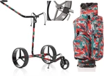 Jucad Carbon 3-Wheel Deluxe SET Camouflage Trolley manuale golf