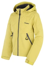 Husky  Salex K lime green, 152 Detská softshell bunda