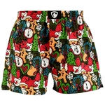 Green men's patterned shorts Represent