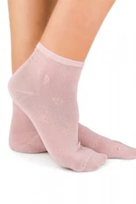 Noviti ST 040 W 02 srdce pudrové růžové Dámské ponožky 36/41 růžová