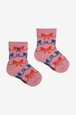 Detské ponožky Bobo Choses ružová farba