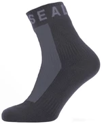 Sealskinz Waterproof All Weather Ankle Length Sock with Hydrostop Black/Grey XL Kerékpáros zoknik