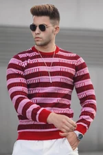 Madmext Red Men's Sweater 5189