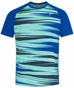 Head Topspin T-Shirt Men Royal/Print Vision XL Teniszpóló