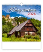 Kalendář nástěnný 2024 - Krásy venkova