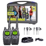 Midland G7 Pro 2er Kofferset, PMR446 Doppelstandlader, MA24-L Headsets C1090.18 PMR rádiostanica/vysielačka sada 2 ks