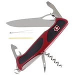 Victorinox RangerGrip 61 0.9553.MC švajčiarsky vreckový nožík  Počet funkcií 11 červená, čierna