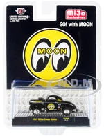 1941 Willys Coupe Gasser Black "Mooneyes" Limited Edition to 4400 pieces Worldwide 1/64 Diecast Model Car by M2 Machines