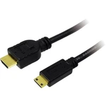 LogiLink HDMI prepojovací kábel #####HDMI-A Stecker, #####HDMI-Mini-C Stecker 2.00 m čierna CH0023  #####HDMI-Kabel
