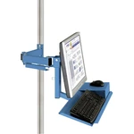 Manuflex ZB8286.5012  Štandardná podpora monitorov pre CANTOLAB a ALU s povrchom klávesnice a myši, adaptér VESA 100 mm