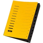 PAGNA  1554278 organizačné dosky žltá DIN A4 kartón "prešpán" Počet priehradiek: 12