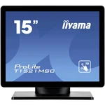 Iiyama T1521MSC-B1 dotykový monitor En.trieda 2021: E (A - G)  38.1 cm (15 palca) 1024 x 768 Pixel 4:3 8 ms VGA, USB TN