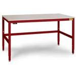 Manuflex LC3916.3003 ESD pracovný stôl CANTOLAB Spezial s plastovou doskou, š xhxv = 1600 x 800 x 758-958 mm  Farba: rub