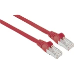Intellinet 319133 RJ45 sieťové káble, prepojovacie káble CAT 6A S/FTP 7.50 m červená fóliové tienenie, tienenie pletivom
