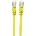 Intellinet 350488 RJ45 sieťové káble, prepojovacie káble CAT 6A S/FTP 1.50 m žltá fóliové tienenie, tienenie pletivom, b