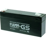 Fiamm PB-6-3 FG10301 olovený akumulátor 6 V 3 Ah olovený so skleneným rúnom (š x v x h) 134 x 66 x 33 mm plochý konektor