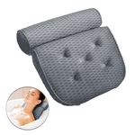 ESSORT Bathtub Pillow 4D Air Mesh Technology Comfort Bathtub Pillow With 5 Suction Cups The Improved Version Breathable