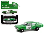 1973 AMC Matador Fare-Master Taxi Green and White "Matador Cab" "Hobby Exclusive" 1/64 Diecast Model Car by Greenlight