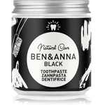 BEN&ANNA Natural Toothpaste Black zubní pasta ve skleněné dóze s aktivním uhlím 100 ml