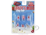 "Santas Day Out" 6 piece Diecast Set (1 Man 2 Women 1 Reindeer 1 Present Figures and Accessories) Limited Edition to 4800 pieces Worldwide 1/64 Scale