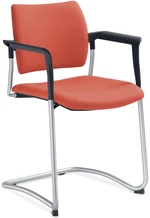 LD SEATING konferenční židle DREAM 130-Z-N2,BR, kostra šedá