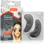 Beauty Formulas Charcoal hydrogélová maska na očné okolie s aktívnym uhlím 6 ks