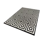 Čierno-sivý koberec Zala Living Duola, 70 × 140 cm