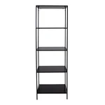 Čierna knižnica House Nordic Vita Shelf, 51 x 170 m