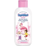 Bambino Kids Bolek and Lolek sprchový gél a šampón 2 v 1 Flamingo 400 ml