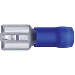 Klauke 7308 faston zásuvka  Šírka zástrčky: 7.7 mm Hrúbka konektora: 0.8 mm 180 ° čiastočne izolované modrá 1 ks