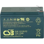 CSB Battery EVX 12120 EVX12120F2 olovený akumulátor 12 V 12 Ah olovený so skleneným rúnom (š x v x h) 151 x 100 x 98 mm