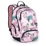 Růžový batoh s květinami Topgal ROTH 22029,Růžový batoh s květinami Topgal ROTH 22029
