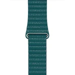 Apple Watch 44mm Peacock Leather Loop - Large
