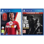 FIFA 18 CZ [PS4] + The Last of Us: Remastered CZ [PS4] - BAZÁR (használt), 12 hónap garancia