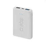 SBS záložný zdroj PowerBank Pocket 5000 mAh, 2xUSB 2.1A, biela
