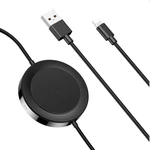 Baseus kábel a bezdrôtová nabíjačka 2v1 USB/Lightning, čierny