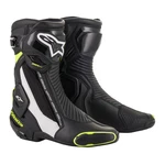 Dámské moto boty Alpinestars SMX Plus 2 černá/bílá/žlutá fluo  černá/bílá/žlutá fluo  39