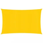 Stínící plachta obdélníková HDPE 2 x 4 m Dekorhome Žlutá,Stínící plachta obdélníková HDPE 2 x 4 m Dekorhome Žlutá