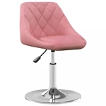 Barová židle samet / chrom Dekorhome Růžová,Barová židle samet / chrom Dekorhome Růžová