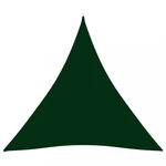 Plachta proti slunci oxfordská látka trojúhelník 3,6 x 3,6 x 3,6 m Dekorhome Tmavě zelená,Plachta proti slunci oxfordská látka trojúhelník 3,6 x 3,6 x