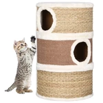 [EU Direct] vidaXL 170976 Cat Tree Scratching 60 cm Seagrass Pet Supplies Cat Puppy Home Bedpan