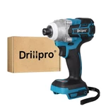 Drillpro 18V 520Nm Cordless Brushless Impact Electric Screwdriver Stepless Speed Rechargable Driver Adapted To Makiita B